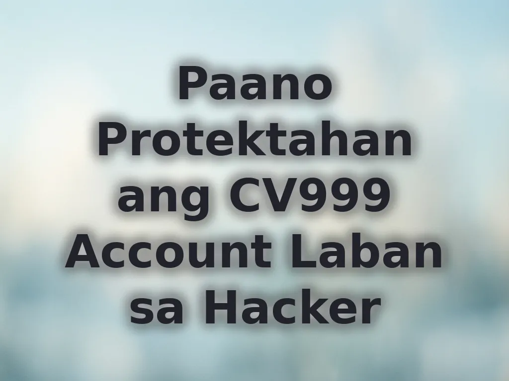 Prevent Account Hacking